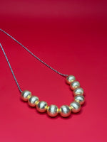 Load image into Gallery viewer, Golden Beads Long Necklace
